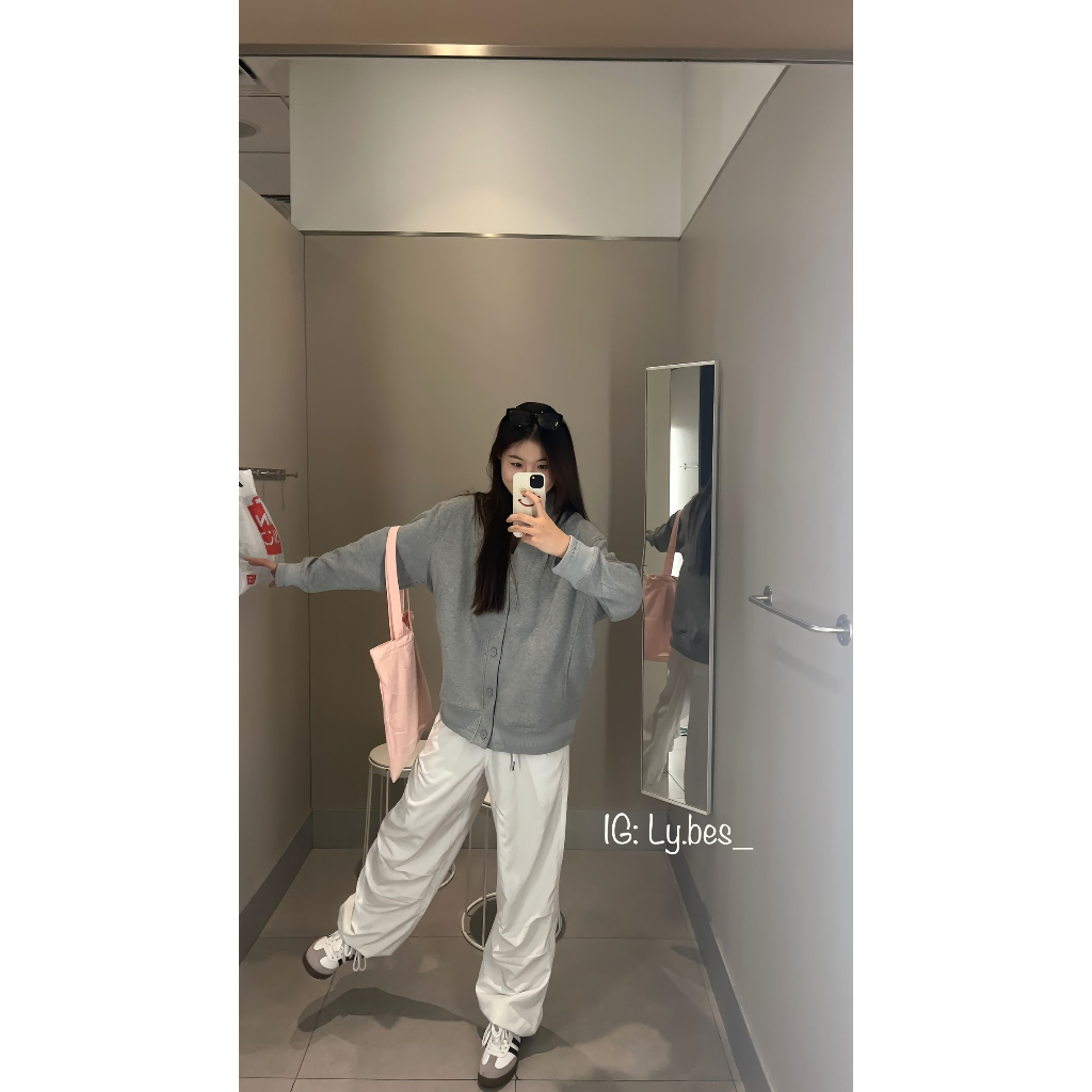 Áo Khoác Cardigan Nỉ Nữ Hàn Quốc Thời Trang Thu Đông