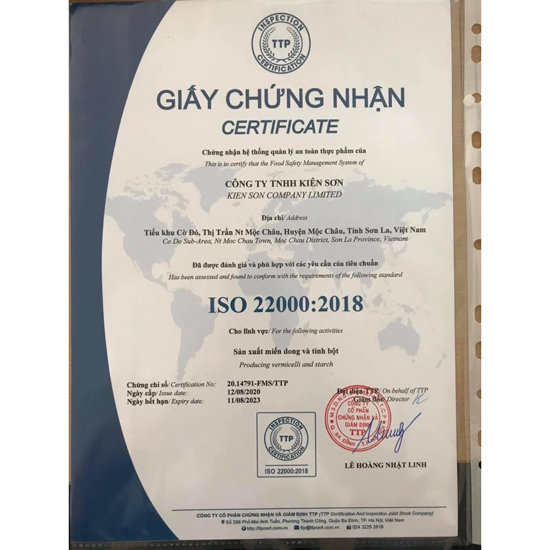 500g Miến Dong Nguyên Chất Mộc Châu