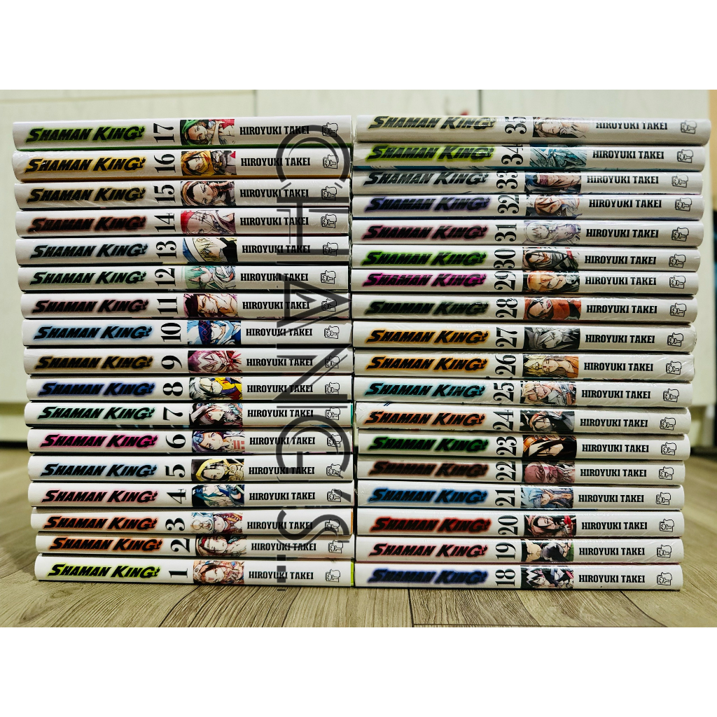Shaman King trọn bộ 35 tập - Đẹp kèm hình dán