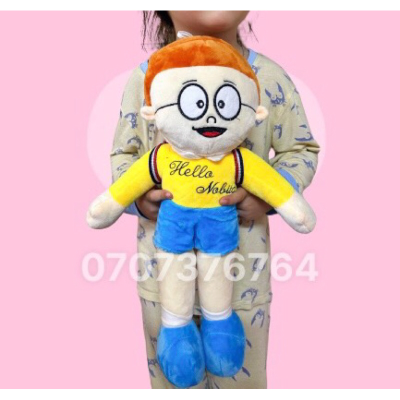 Gấu Bông NOBITA 50cm Lông Nhung Mềm Mịn,Cao Cấp