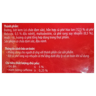 Cà phê sữa G7 3 in 1 800g ( Bịch 50x16 Gói ) DATE 9/2025
