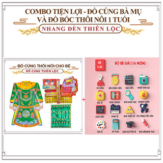 Combo tiết kiệm đồ cúng thôi nôi và đồ chơi bốc thôi nôi 1 tuổi bé trai bé gái