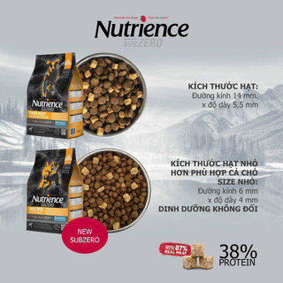 Hạt Nutrience SubZero Cho Chó Mọi Lứa Tuổi - Gà, Cá Hồi & Rau Củ Quả