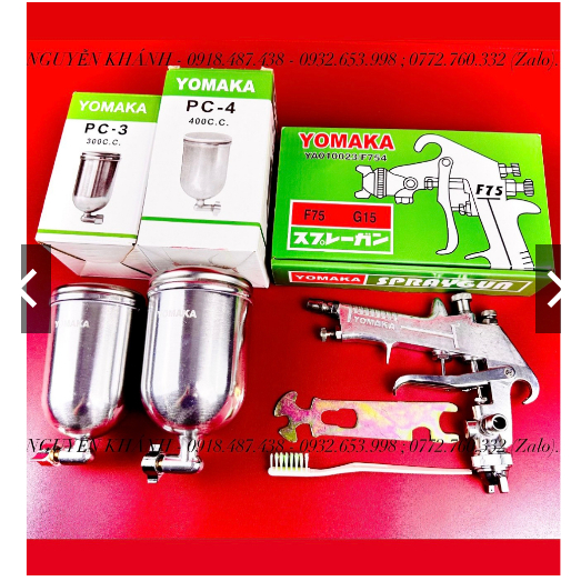 Súng phun sơn F75 (300cc) chính hãng