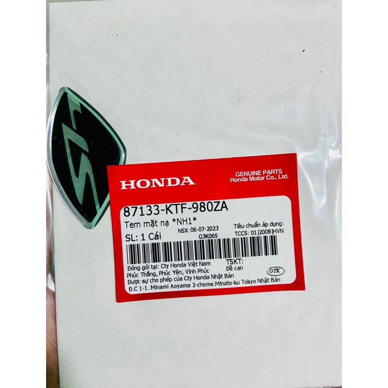 Tem logo dán xe Honda SH dán mặt nạ Honda SH ý 2009 2010 2011 Chính Hãng