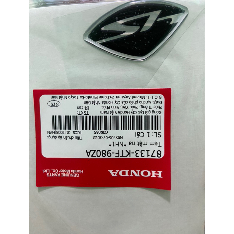 Tem logo dán xe Honda SH dán mặt nạ Honda SH ý 2009 2010 2011 Chính Hãng