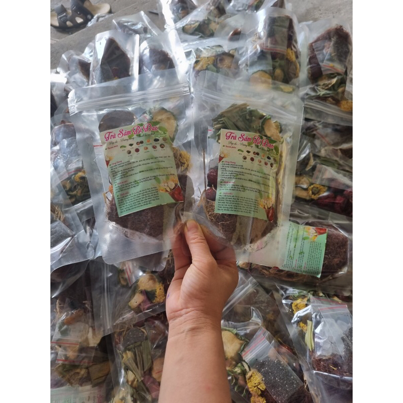 set trà sâm bí đao