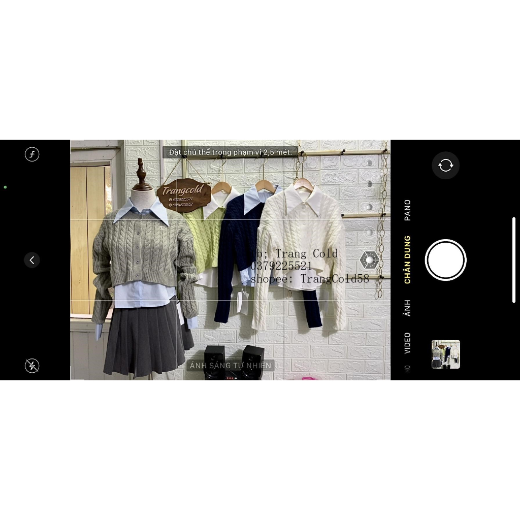 SET ÁO LEN CROPTOP + SƠ MI RỜI