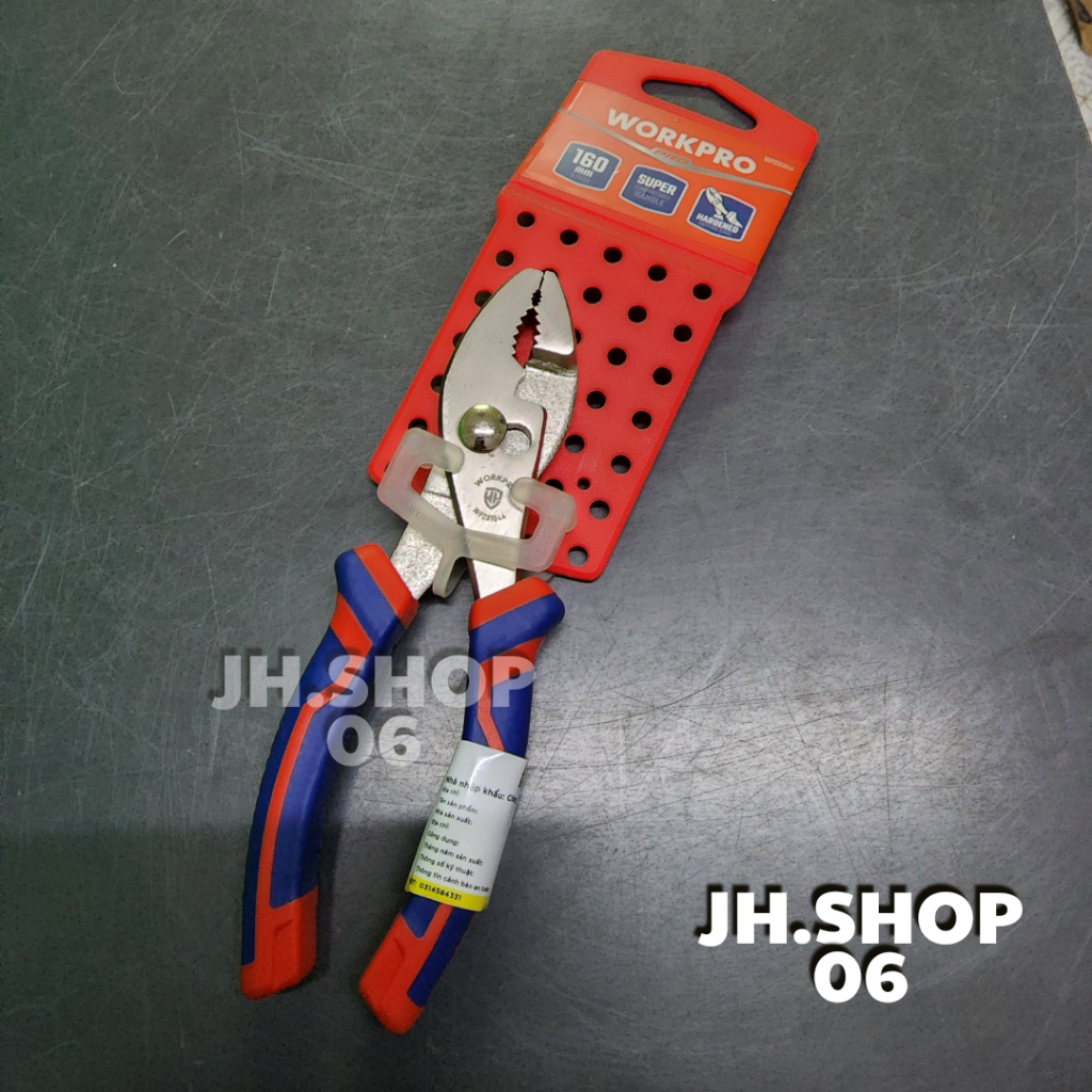 Kìm 2 lỗ có tay cầm chống trượt Workpro đủ size (6inch, 8inch)