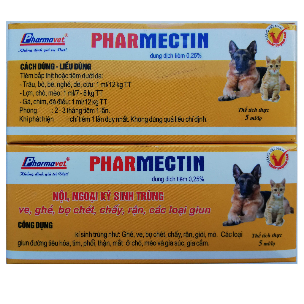 Mec-tin 5 ml Chỉ dùng cho Thú y