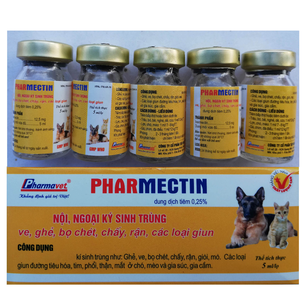 Mec-tin 5 ml Chỉ dùng cho Thú y