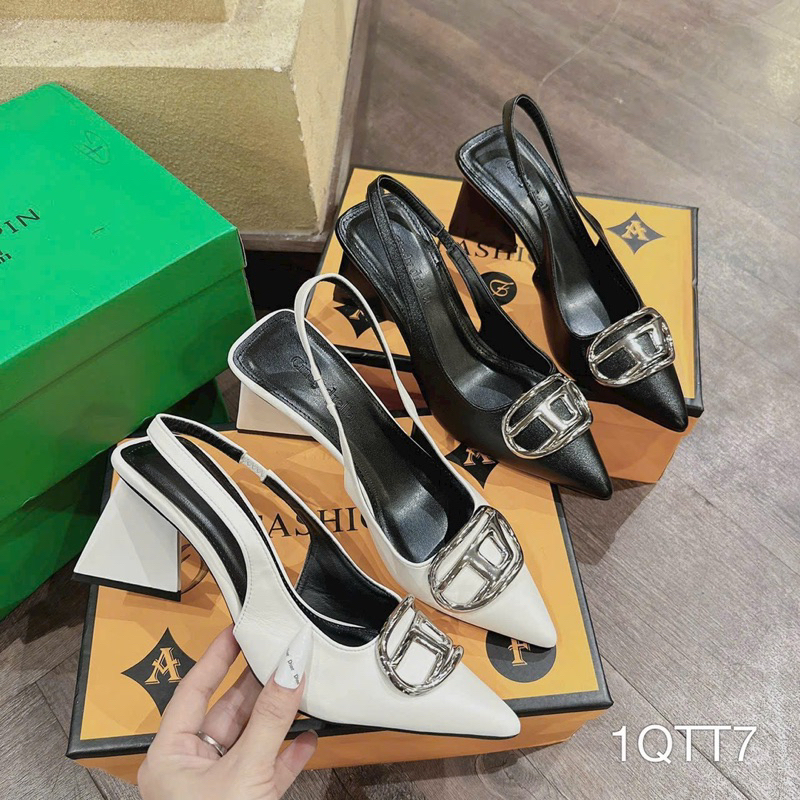 Giày gót tam giác bigsize, size 40-44