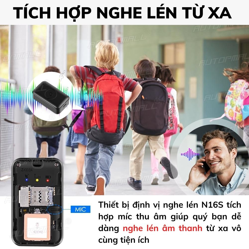 Định Vị Không Dây Từ Xa N16S, Định Vị Ghi Âm N16S Pin Dài 5 Ngày. BH 12T
