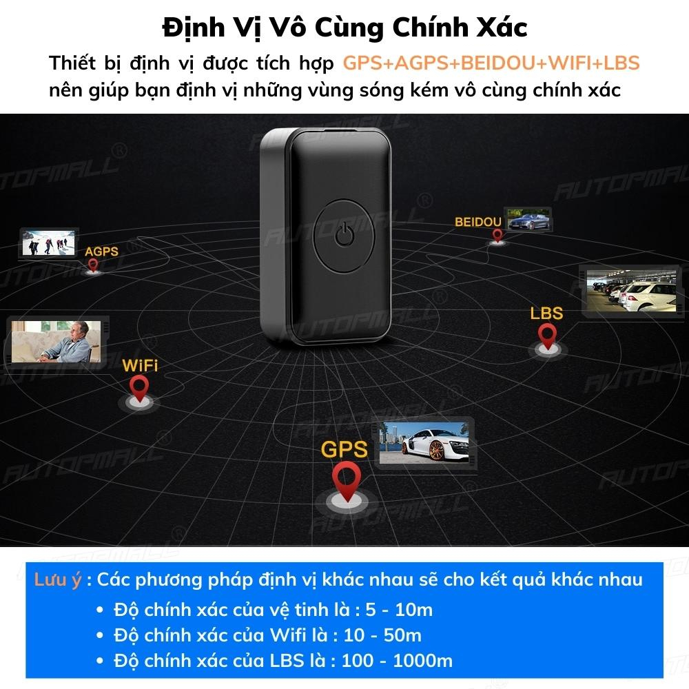 Định Vị Không Dây Từ Xa N16S, Định Vị Ghi Âm N16S Pin Dài 5 Ngày. BH 12T