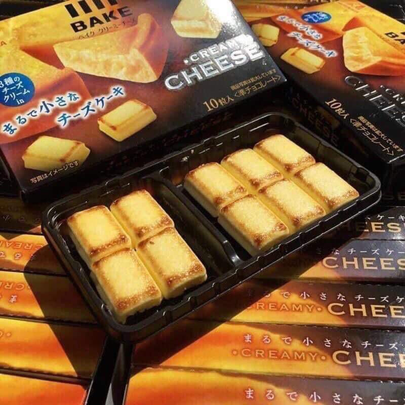 BÁNH PHOMAI NƯỚNG MORINAGA CHEESE BAKE NHẬT BẢN DATE 6/2024