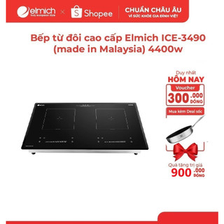 Bếp từ đôi cao cấp elmich ice-3490 4400w