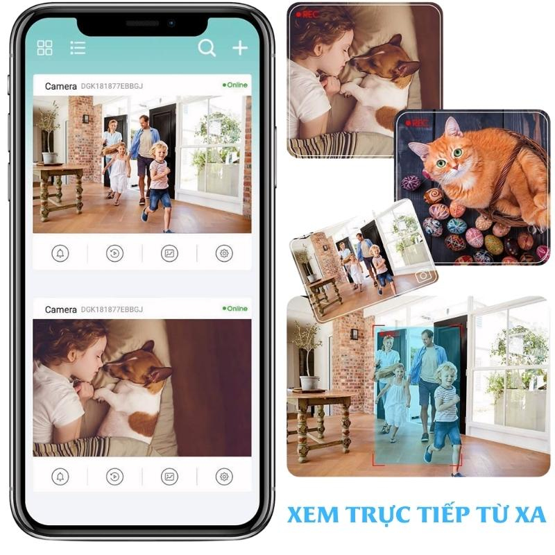 Camera Wifi Sạc Dự Phòng H8, Có Hồng Ngoại Quay Đêm Chất Lượng Sắc Nét. BH 12 Thang
