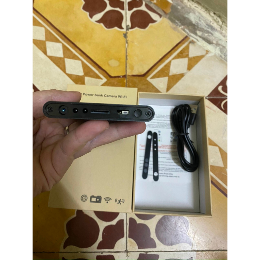 Camera Wifi Sạc Dự Phòng H8, Có Hồng Ngoại Quay Đêm Chất Lượng Sắc Nét. BH 12 Thang