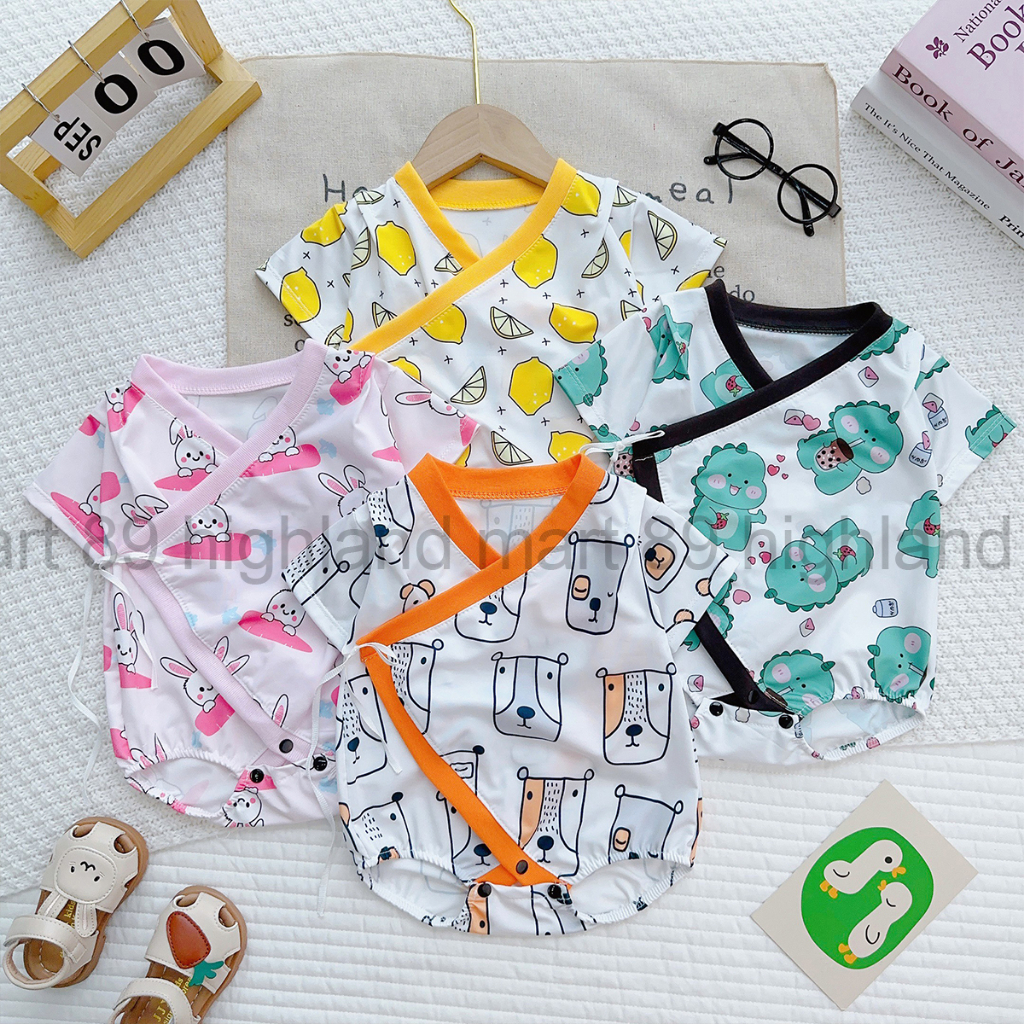 Bộ Bodysuit Đùi Liền Nón Hình Thú - Con Vật Dễ Thương Cho Bé