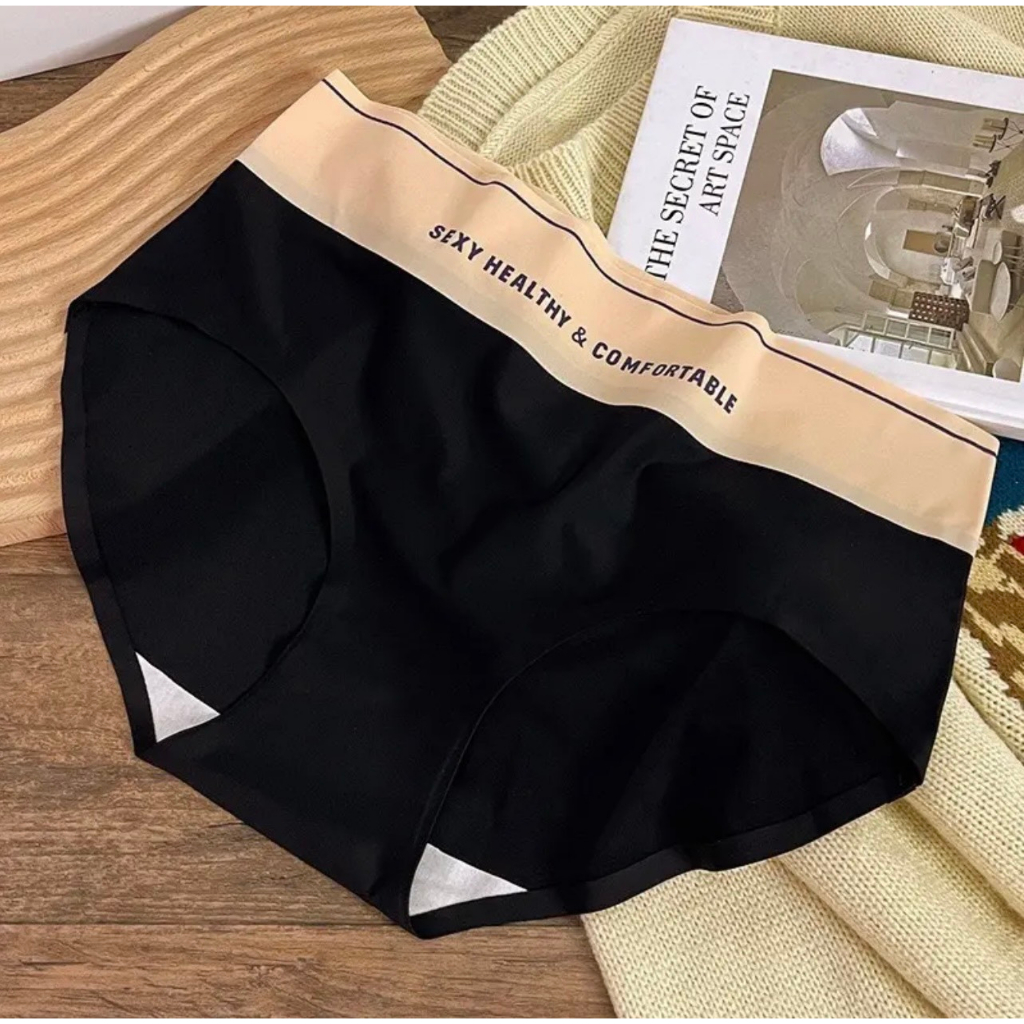 Set 5 Quần Lót Nữ Đúc Su Lạnh Cạp Cao Tàng Hình Thoáng Mát Không Lộ Viền M74