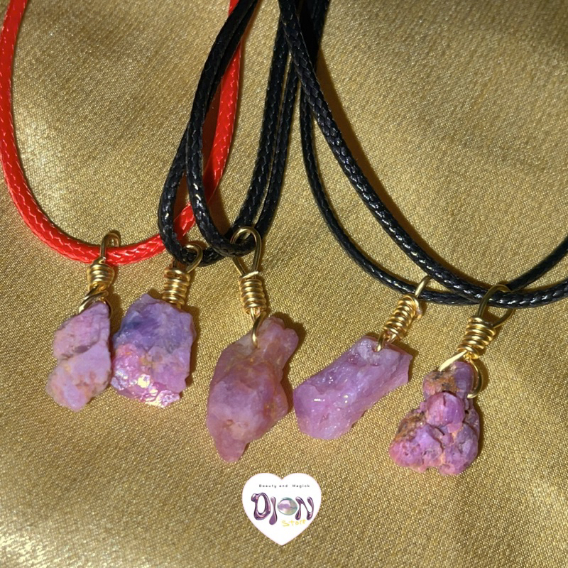 [Dion’handmade] Dây chuyền Hồng Ngọc Ruby thô tự nhiên