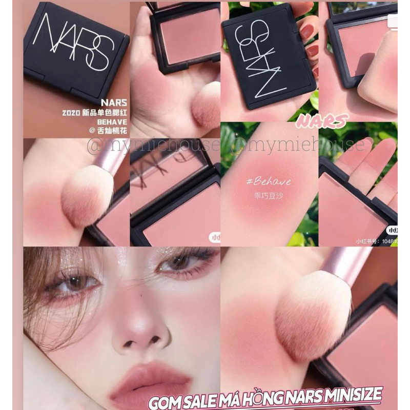 Phấn Má Hồng Nars minisize 1.2g - BEHAVE / Orgasm