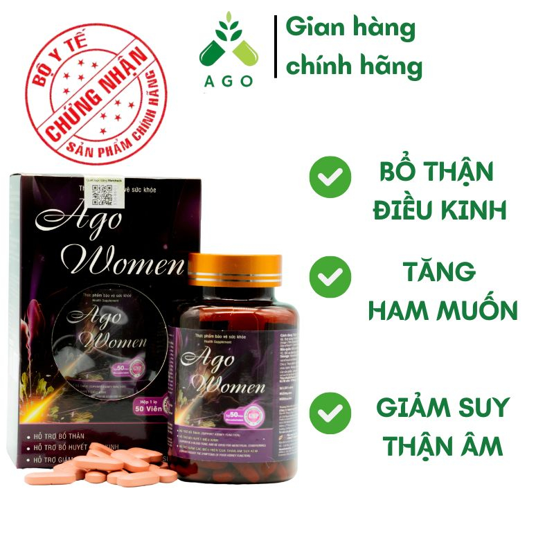 AGO WOMEN – tăng cường sinh lý ở nữ giới, tăng ham muốn, cảm xúc thăng hoa cô bé không khô rát ..