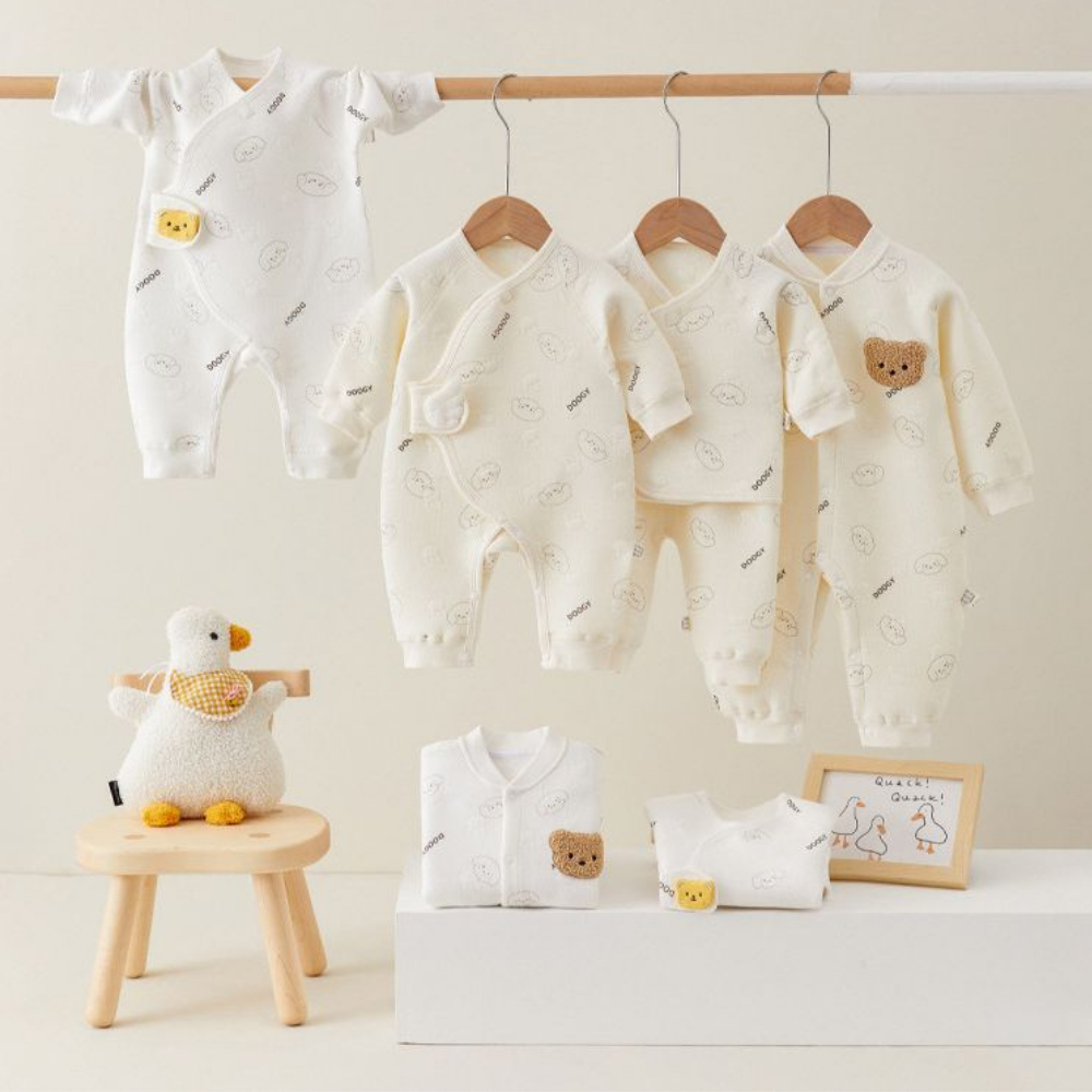Body trần bông cho bé sơ sinh size từ 3-7kg chất vải mềm ấm BDTBN02