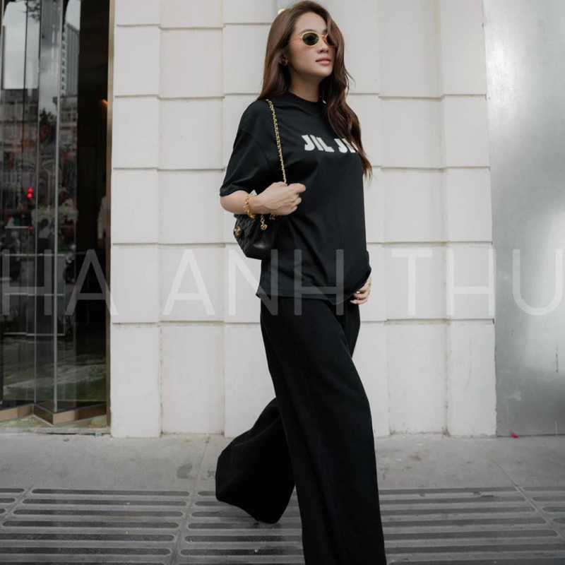 Áo Thun In Chữ JIL JIL Thiết Kế - Hàng Loại 1