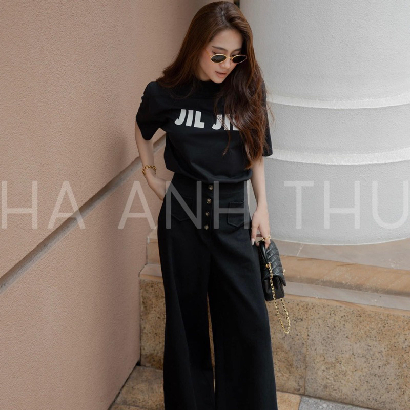 Áo Thun In Chữ JIL JIL Thiết Kế - Hàng Loại 1