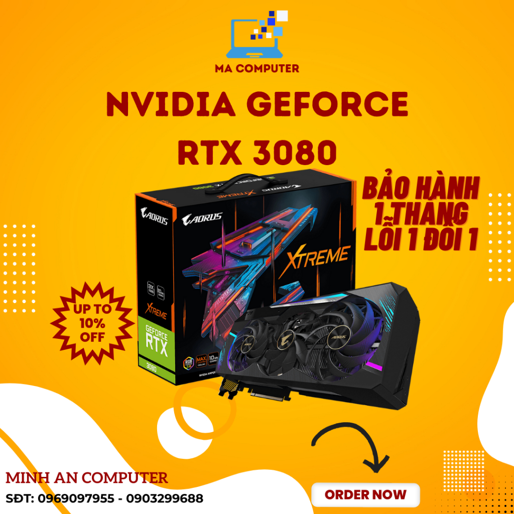 VGA 3080 Hàng Nhập Khẩu