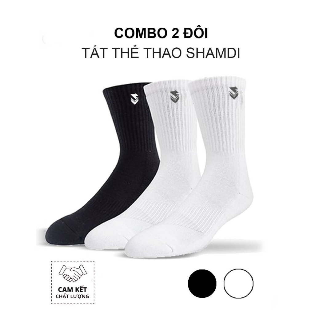 Tất Khử Mùi Chuyên Dành Cho Dân Thể Thao Shamdi Crew Socks