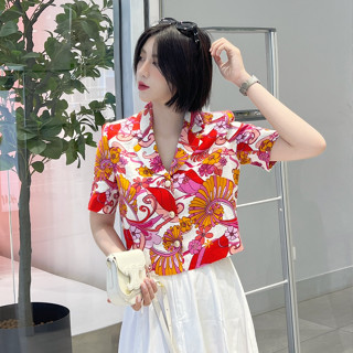 Áo sơ mi nữ cổ vest công sở HAANDESIGN chất liệu linen cao cấp kèm cài áo, sợi cao cấp mềm (ÁO A11)