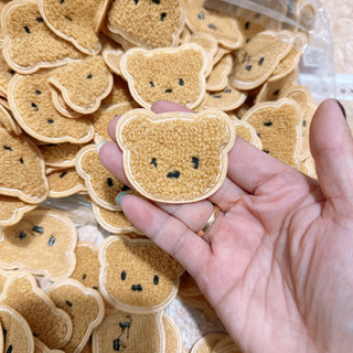 Hình gấu nhỏ. gấu nâu - Mặt gấu sticker