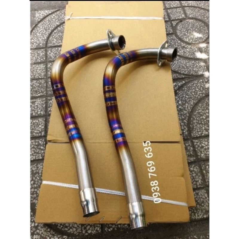 Cổ pô Winer winerx sonic Exciter 135,150,155 raider satria gsx, cổ titan gắn pô zin