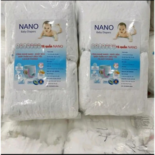 Bỉm quần Nano ⚡ SIÊU CHẤT LƯỢNG ⚡ Tã quần giúp bé khô thoáng size S M L Xl Xxl Xxxl 4.xl 100 miếng