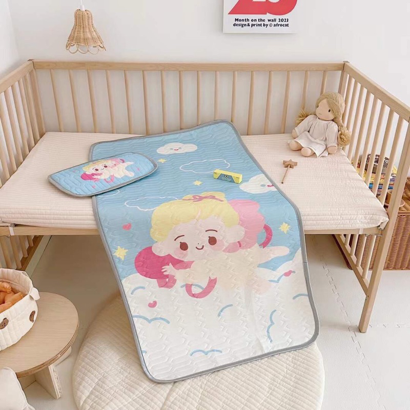 Chiếu Điều Hoà CAO SU Non Cho Bé siêu đẹp siêu mát