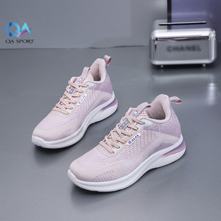 Giày thể thao nữ siêu nhẹ chạy bộ đi chơi tập gym dệt kim thoáng khí - qa88