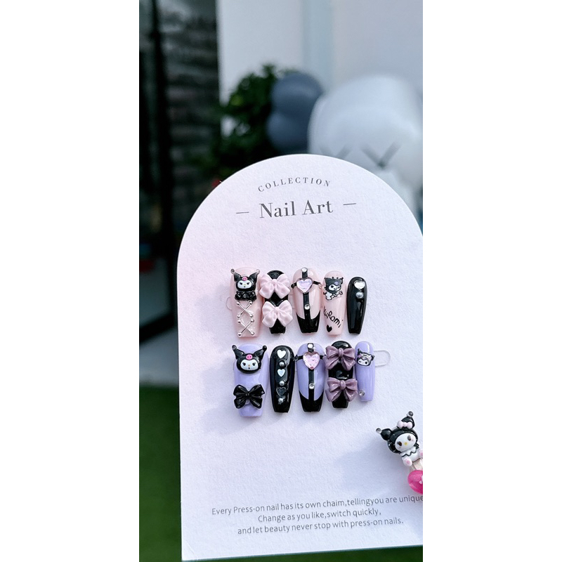 Combo 5 hộp Nail box móng tay giả ngẫu nhiên