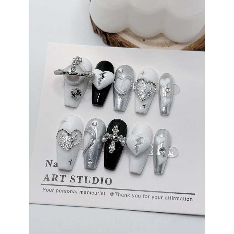 Combo 5 hộp Nail box móng tay giả ngẫu nhiên