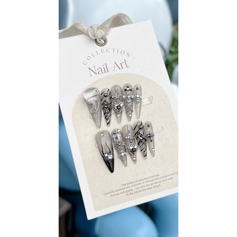 Combo 5 hộp Nail box móng tay giả ngẫu nhiên