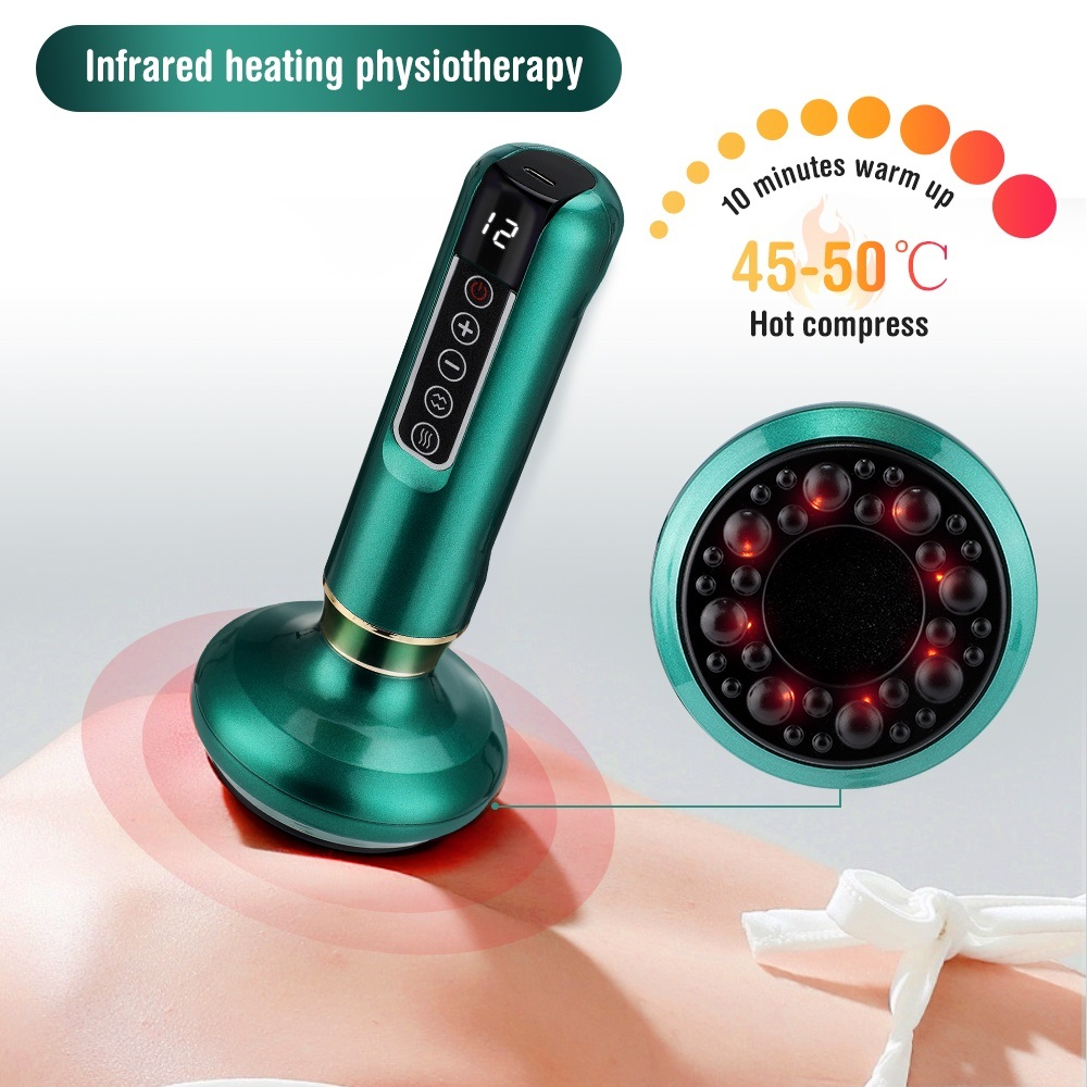 Máy Massage Giác Hơi Bấm Huyệt Pin Sạc DS-A10 Thông Minh 6 Chế Độ Điều Chỉnh Có Màn Hình LED