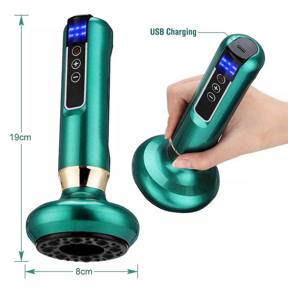 Máy Massage Giác Hơi Bấm Huyệt Pin Sạc DS-A10 Thông Minh 6 Chế Độ Điều Chỉnh Có Màn Hình LED