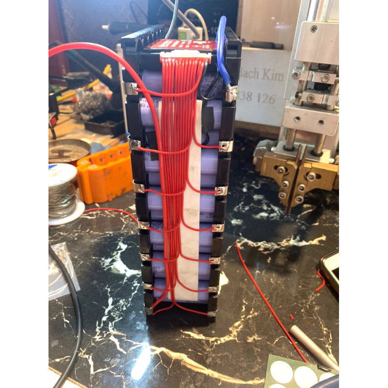 Vỏ hộp đóng pin 18650 xe điện 48v 13,14s 6p