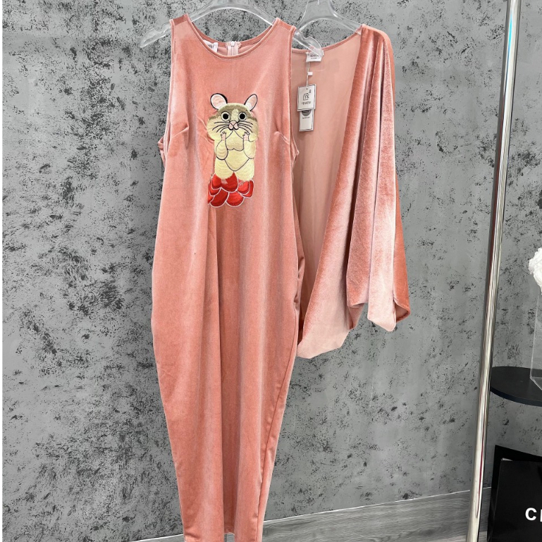 Set 2 món nhung cao cấp