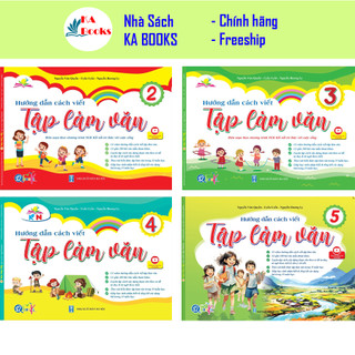 Sách - Hướng dẫn cách viết TẬP LÀM VĂN Lớp 2,3,4,5 - Cả năm (lẻ tùy chọn)