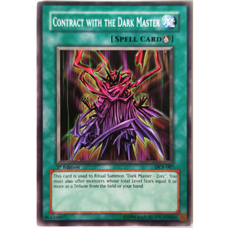 [Thẻ Yugioh] Contract with the Dark Master |EN| Common
