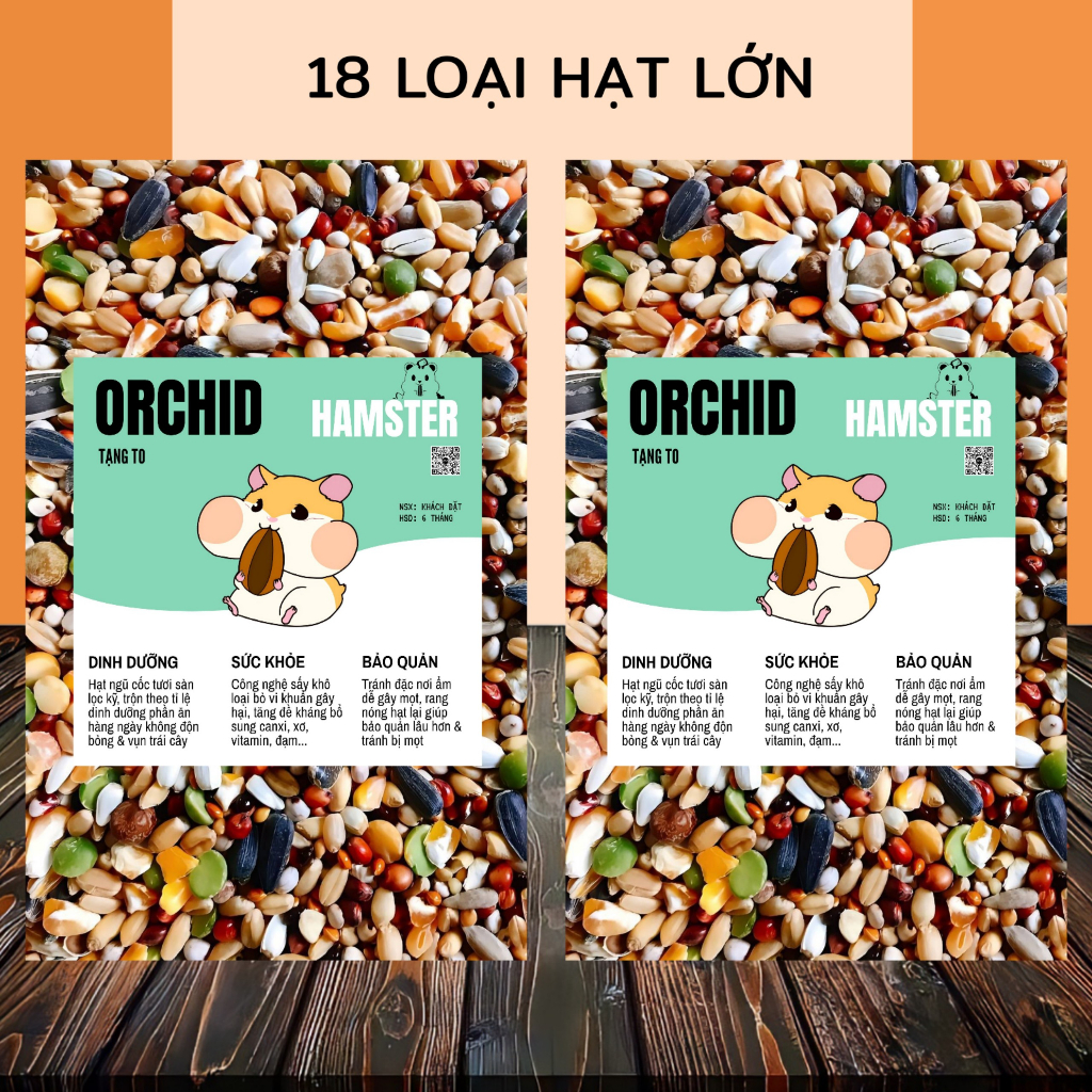 Thức Ăn Hamster Trộn  Dinh Dưỡng