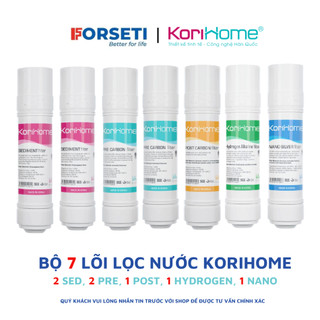 Combo 7 lõi lọc nước cho máy Korihome