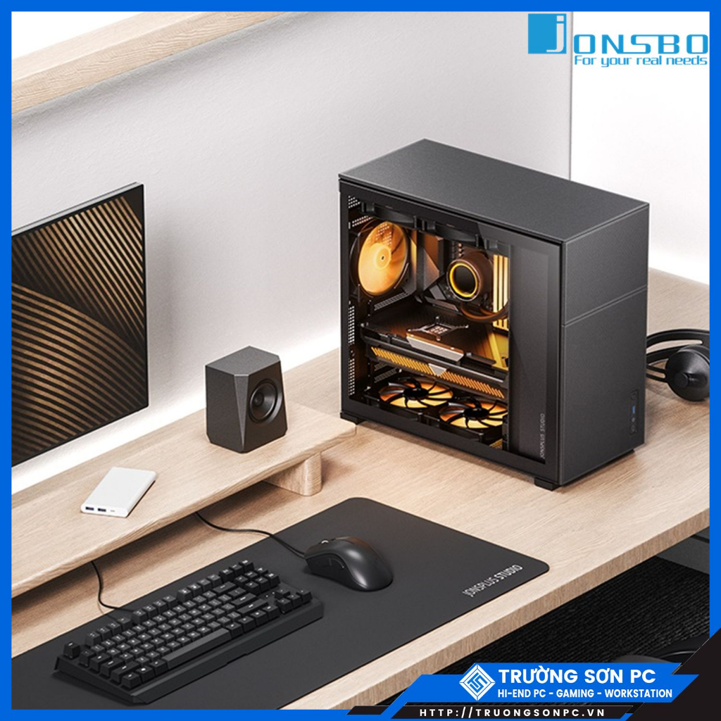 Vỏ CASE MÁY TÍNH JONSBO D41 MESH - MID TOWER | M-ATX/ ATX | Hàng Chính Hãng